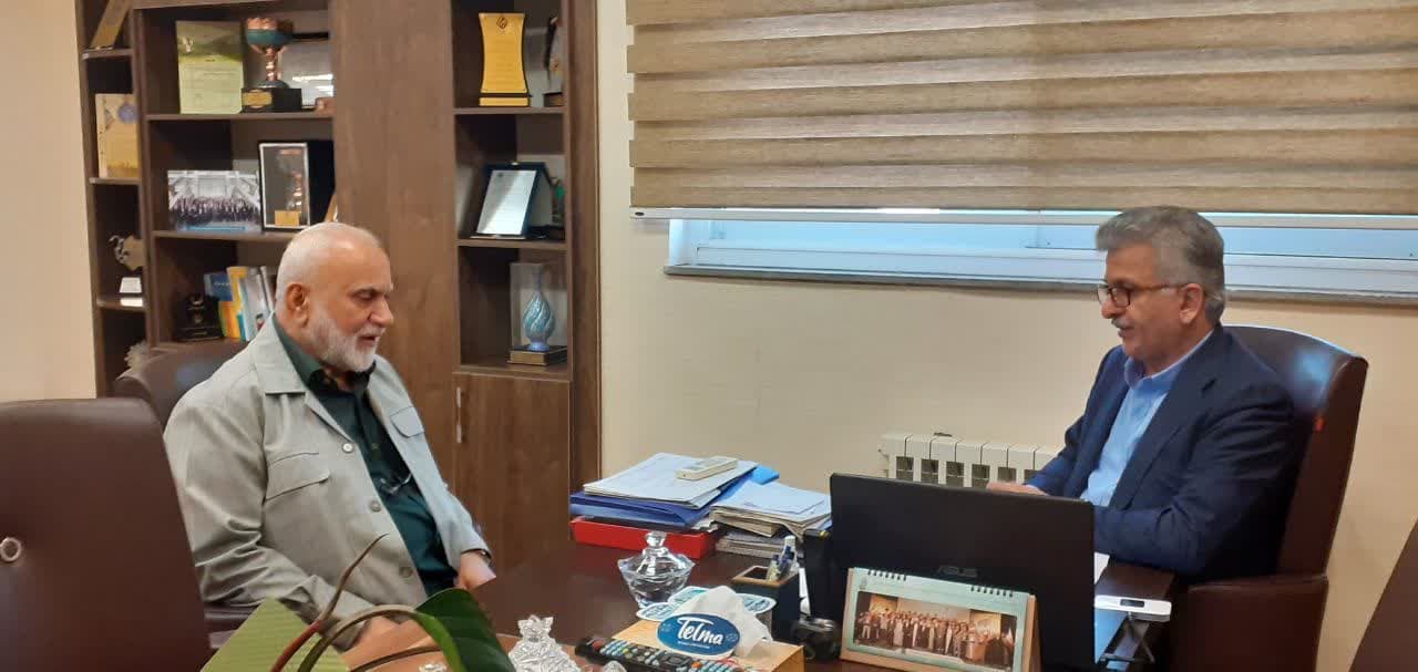 نشست مشترک حاج آقا اسماعیلی مدیر عامل آسایشگاه معلولین وسالمندان رشت با آقای دکتر آشوبی ریاست دانشگاه علوم پزشکی استان گیلان نشست مشترک حاج آقا اسماعیلی مدیر عامل آسایشگاه معلولین وسالمندان رشت با آقای دکتر آشوبی ریاست دانشگاه علوم پزشکی استان گیلان