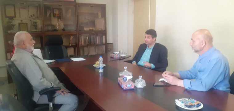 بازدید میدانی حاج آقا اسماعیلی مدیرعامل آسایشگاه معلولین وسالمندان رشت خیریه از سازمان انتقال خون استان و نشست مشترک با آقای دکتر پاکدل مدیریت این سازمان